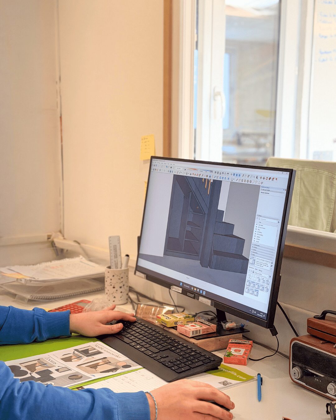 Desing plan 3D agenceurs - savoir-faire menuiserie agencement