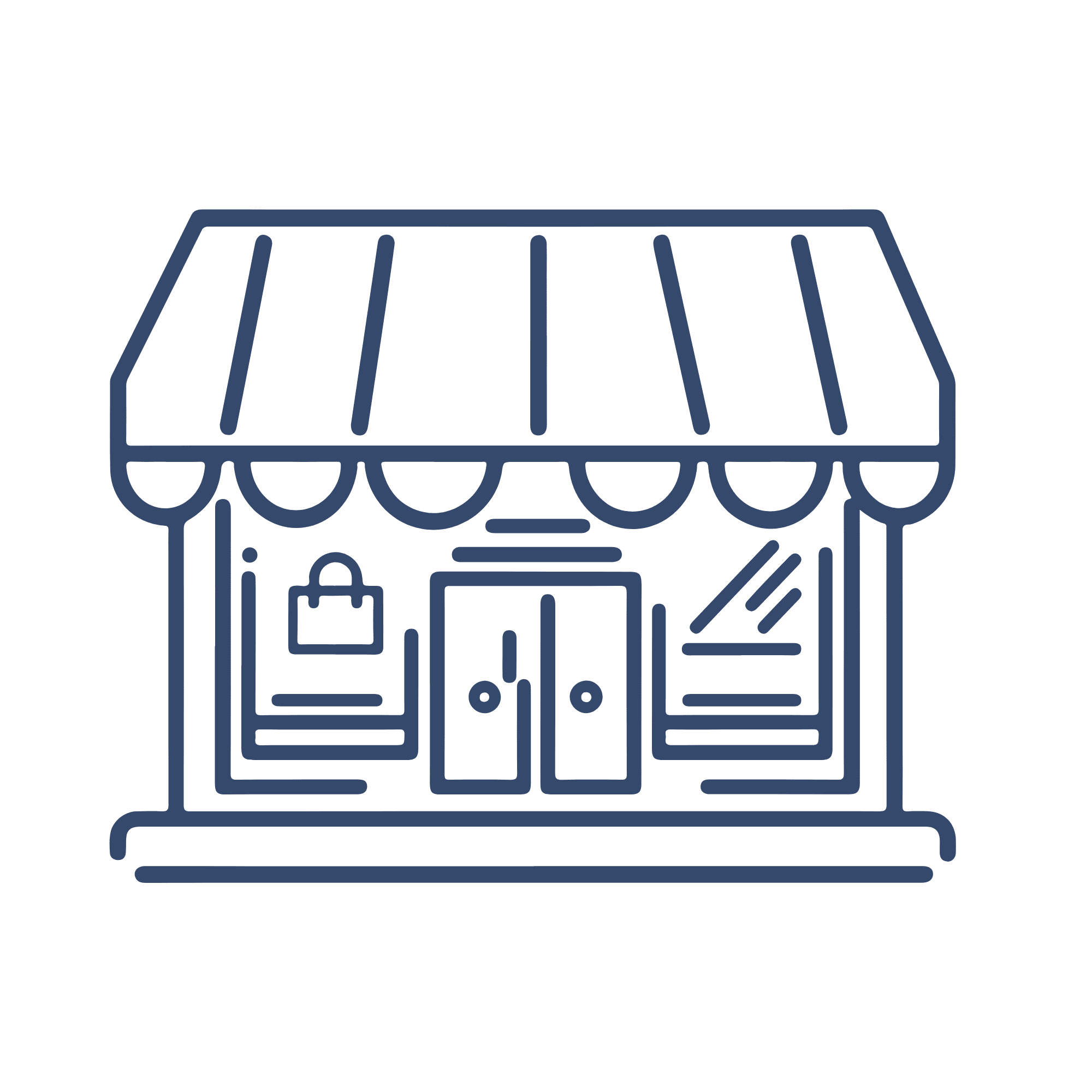 Icône représentant un commerce